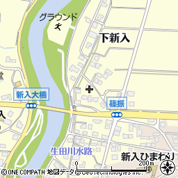 福岡県直方市下新入69-2周辺の地図
