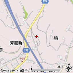 和歌山県田辺市芳養町2176周辺の地図