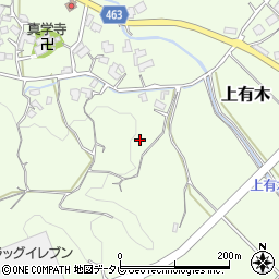 福岡県宮若市上有木周辺の地図