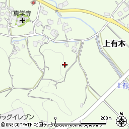 福岡県宮若市上有木周辺の地図