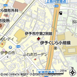 伊予市庁第２別館周辺の地図