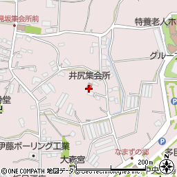 井尻集会所周辺の地図