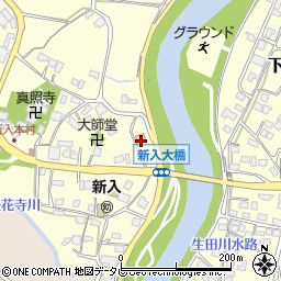 福岡県直方市下新入1557-4周辺の地図