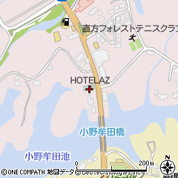 ＨＯＴＥＬ　ＡＺ福岡直方店周辺の地図