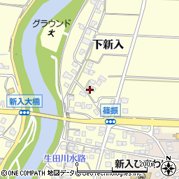 福岡県直方市下新入82-6周辺の地図