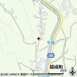 和歌山県田辺市稲成町2254周辺の地図