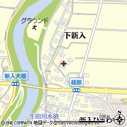 福岡県直方市下新入85-3周辺の地図