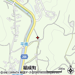 和歌山県田辺市稲成町2455周辺の地図