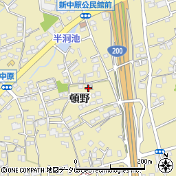 福岡県直方市頓野1175周辺の地図