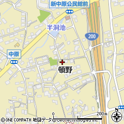 福岡県直方市頓野1117周辺の地図
