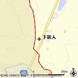 福岡県直方市下新入1973周辺の地図