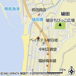 和歌山県日高郡みなべ町埴田1694周辺の地図