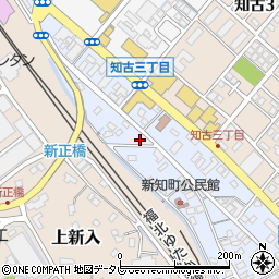 福岡県直方市新知町3-55周辺の地図