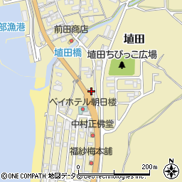 和歌山県日高郡みなべ町埴田942周辺の地図