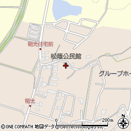 松蔭公民館周辺の地図