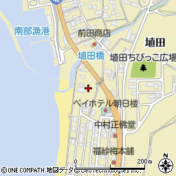 和歌山県日高郡みなべ町埴田1698周辺の地図