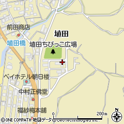 和歌山県日高郡みなべ町埴田1068周辺の地図