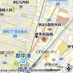 伊予市役所第１別館周辺の地図