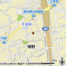 福岡県直方市頓野1188周辺の地図