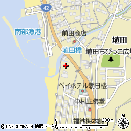 和歌山県日高郡みなべ町埴田1703周辺の地図