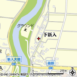 福岡県直方市下新入233-4周辺の地図