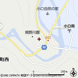 和歌山県新宮市熊野川町西204周辺の地図
