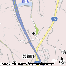 和歌山県田辺市芳養町2087周辺の地図