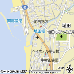 和歌山県日高郡みなべ町埴田1705周辺の地図