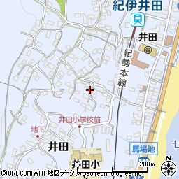 三重県南牟婁郡紀宝町井田1708-3周辺の地図