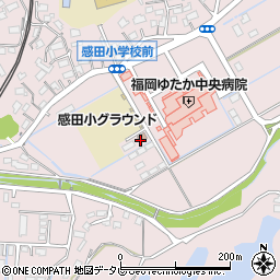 感田二区公民舘周辺の地図