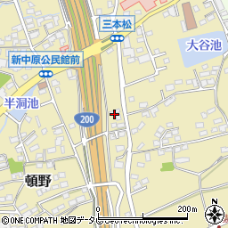 福岡県直方市頓野1129周辺の地図