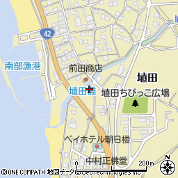 和歌山県日高郡みなべ町埴田1706周辺の地図