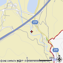 愛媛県伊予市上三谷甲-3987周辺の地図
