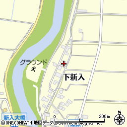 福岡県直方市下新入233-8周辺の地図