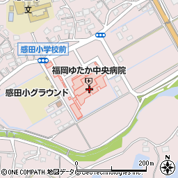 福岡ゆたか中央病院（地域医療機能推進機構）周辺の地図