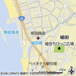 和歌山県日高郡みなべ町埴田1709周辺の地図