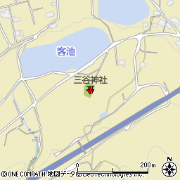 愛媛県伊予市上三谷甲-3525周辺の地図