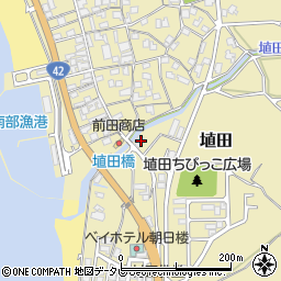 和歌山県日高郡みなべ町埴田923周辺の地図