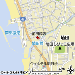 和歌山県日高郡みなべ町埴田1710周辺の地図