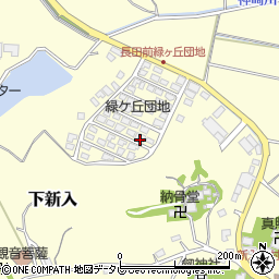 福岡県直方市下新入2458-8周辺の地図