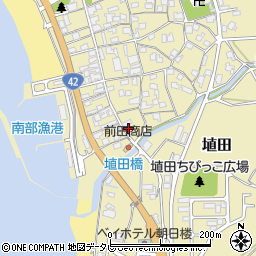 和歌山県日高郡みなべ町埴田169周辺の地図