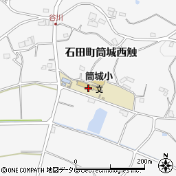 壱岐市立筒城小学校周辺の地図