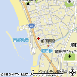 和歌山県日高郡みなべ町埴田1766周辺の地図