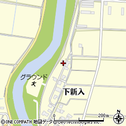 福岡県直方市下新入257周辺の地図