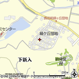 福岡県直方市下新入周辺の地図