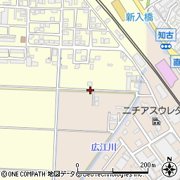 福岡県直方市下新入355-1周辺の地図
