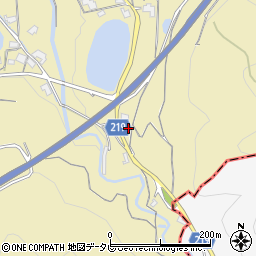 愛媛県伊予市上三谷甲-3969周辺の地図