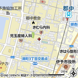 愛媛・武市バレエスタジオ周辺の地図