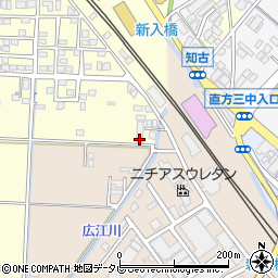 福岡県直方市下新入361-3周辺の地図