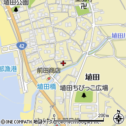 和歌山県日高郡みなべ町埴田215周辺の地図